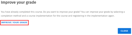 Improve your grade button