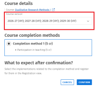completion method button