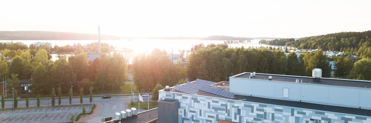 Ilmakuva Lahden kampukselta