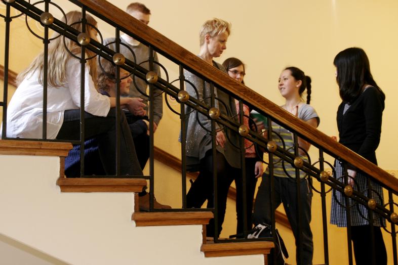 Students at the Language Centre.