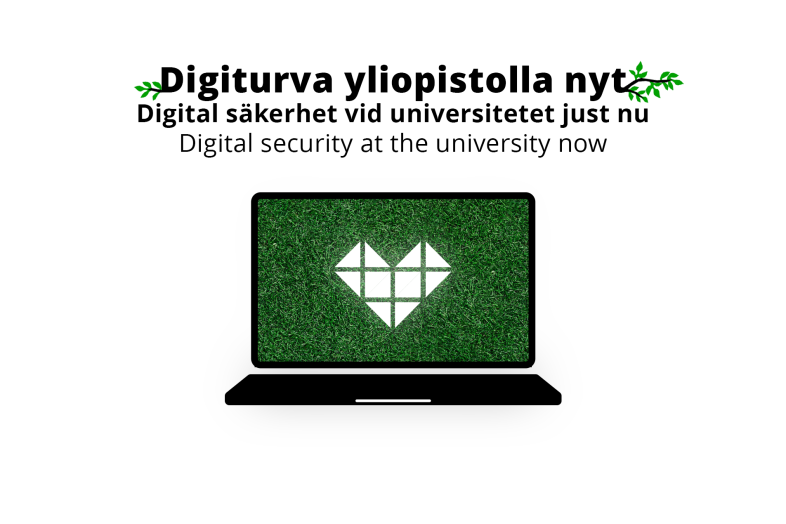 Digital säkerhet vid universitetet just nu – digital säkerhetsöversikt, bild från datorn