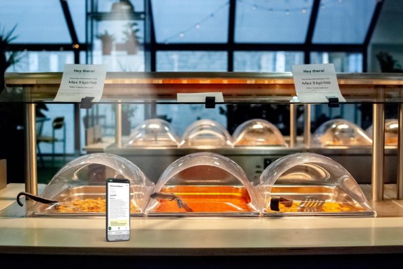 Lunchmeny för UniCafe-restaurangen.