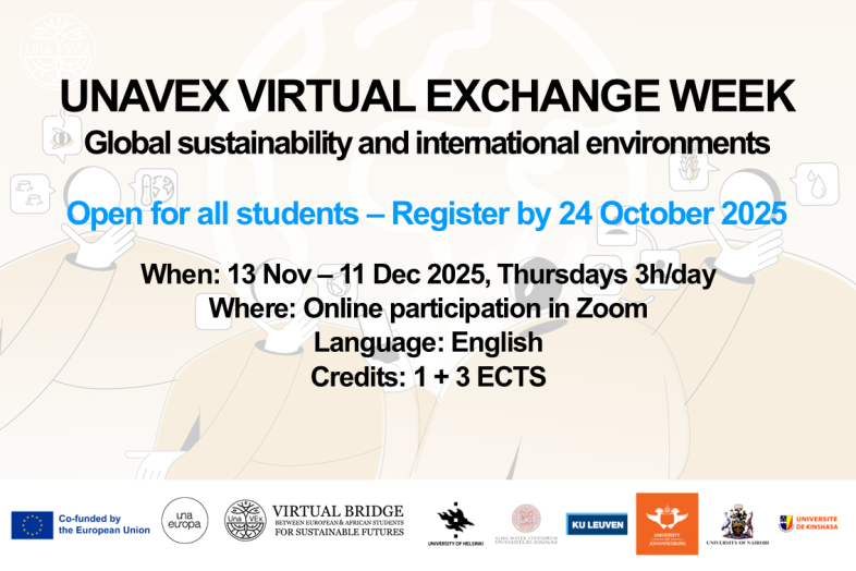 UnaVex-virtuaalivaihdon posteri.