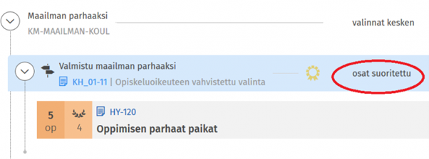 Kuva Sisun käyttöliittymästä