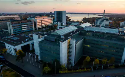 Aerial photo of Meilahti campus