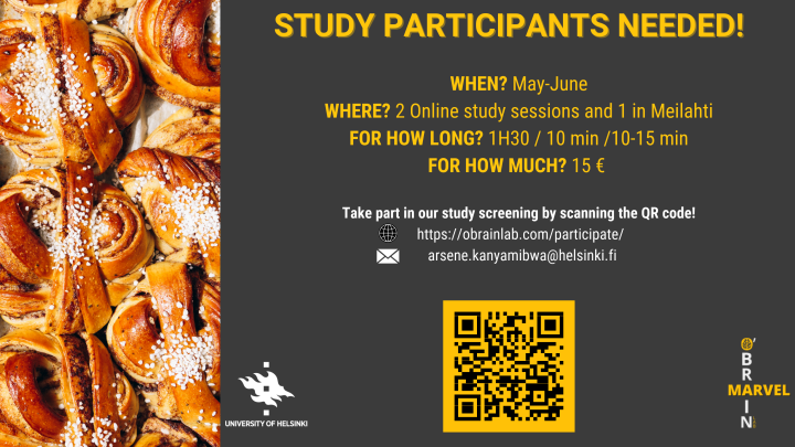 Visual infobanner containing the same information as the bulletin.