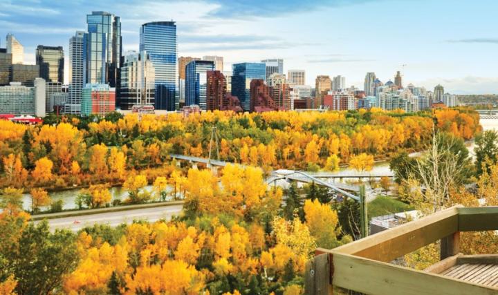 Calgary cityscape.